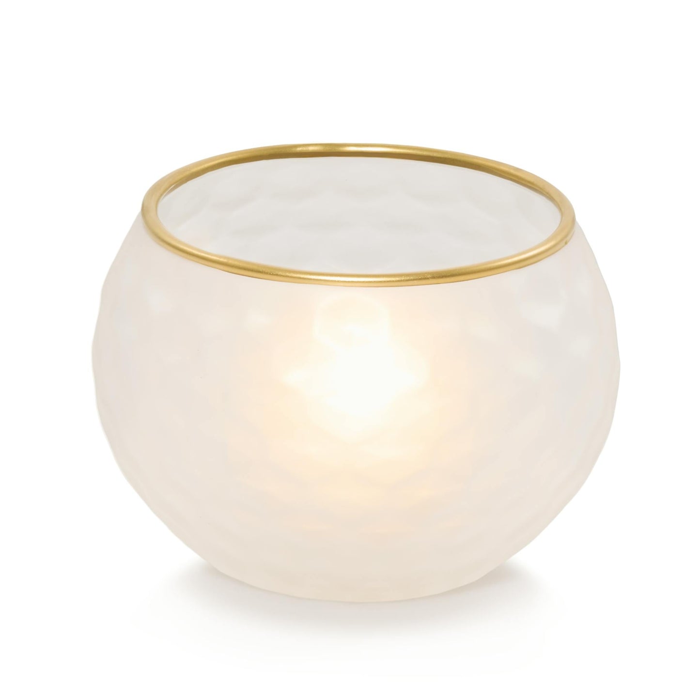 Frosted Honeycomb Tea Light Candle Holder OTWT