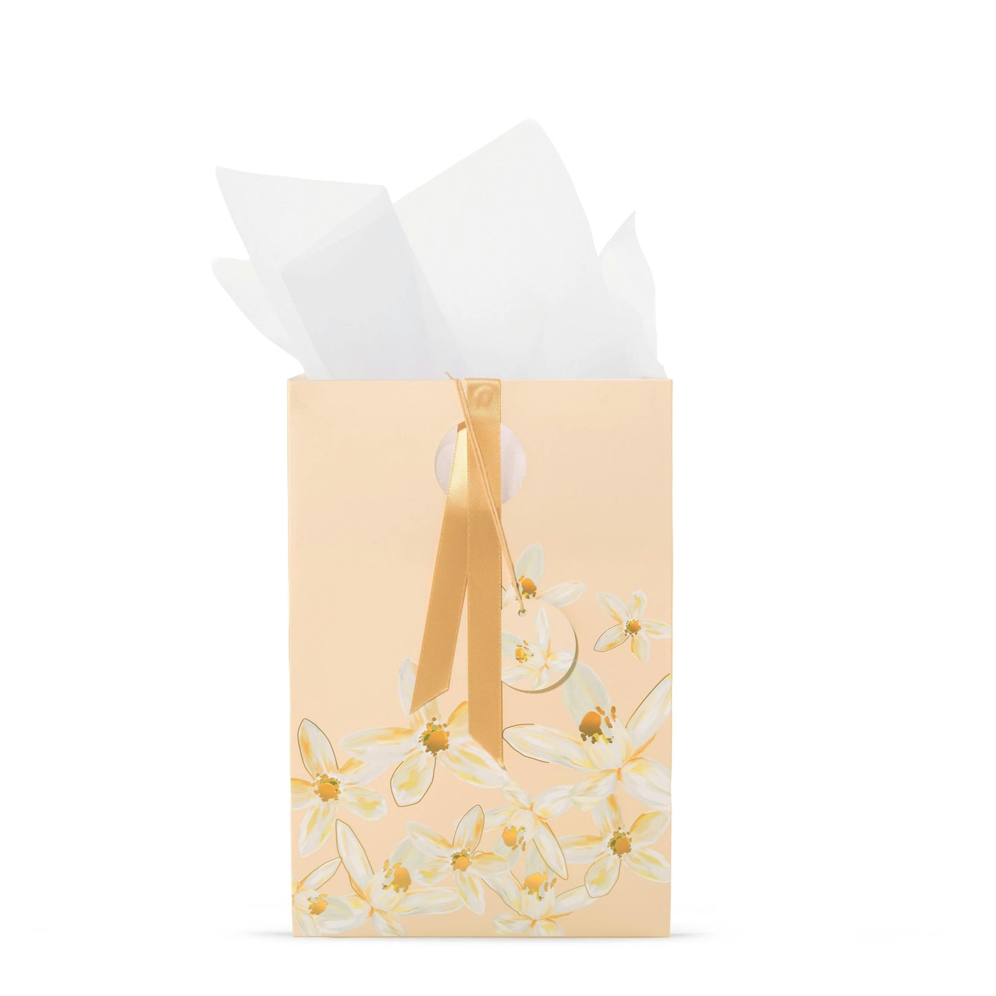 Peach Jasmine Floral Gift Bag KYPM