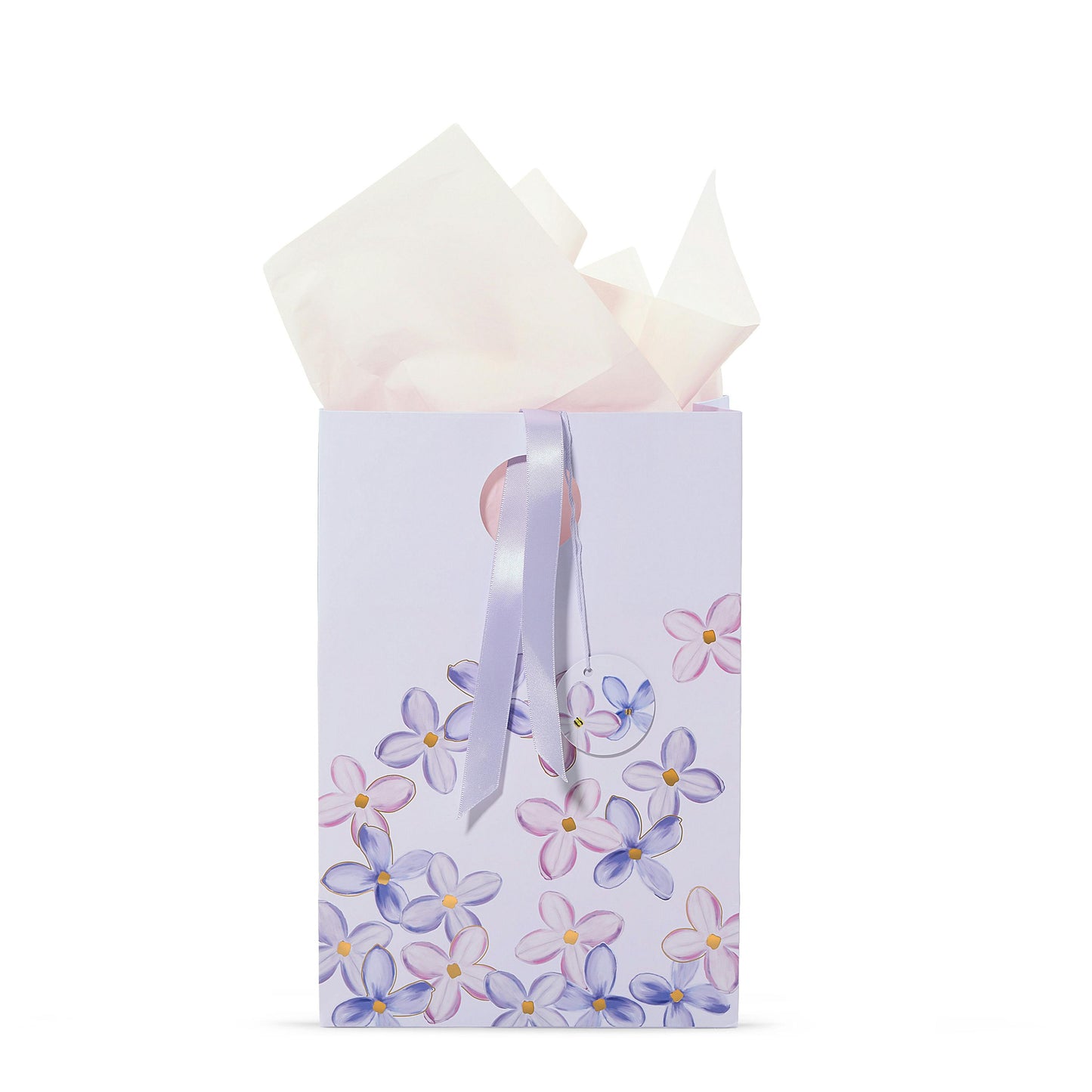 Purple Lilac Floral Gift Bag S4RS